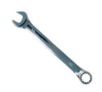 Dapetz 10mm Combination Spanner Fixed Head Open End Ring Wrench Mirror Polished Chrome Vanadium Steel Metric Hand Tool