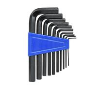 Dapetz 10Pcs Metric Hex Allen Key Set, 2mm - 10mm Hex Keys Set, High-Performance Tool With Handy Clip Case For Storage