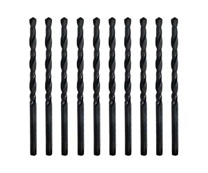 Dapetz ® 10Pcs x 3.2mm HSS Jobber Drill Bits, Black Twist Drill Bits for Stainless Steel Copper Aluminium Alloy Metal, Wood and Plastics DIN338