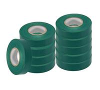Dapetz 10X Green Pvc Electrical Insulation Tape - 22M X 19mmflame Retardant Strong Self-Adhesive Pvc Insulation Tap