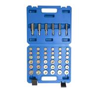 Dapetz ® 114PC Oil Pan Thread Repair Kit Drain Sump Gearbox Plug Tool Set Thread Repair Tool Kit Set Drain Plug with Carry Case M13 - M22, Suitable Remove Oil Pan Screw & Release Oil