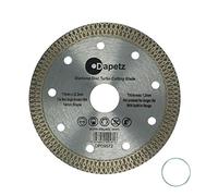 Dapetz ® 115mm Diamond Cutting Discs for Angle Grinder - Super Thin Fast, Clean Cut on Porcelain, Granite, Marble, Concrete, Tiles, Stones, Bricks & Ceramics- 4.5" Wheel - Size 115 x 1.4 x 22.23mm