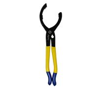 Dapetz® 12 Adjustable Oil Filter Wrench Fits 60-115mm Filters Double-Dipped Handles for Stability Ideal for Removing Jammed Oil Filters