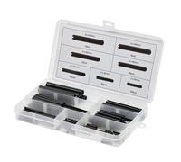 Dapetz 120Pc Assorted Roll Pins Set Metal C Pins Mixed Sizes M1.6 M2 M2.4 M3.2 M4 M4.8 M5.6 M6.4 M9.5 In Storage Case