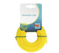 Dapetz ® 15m 2.4mm Strimmer Wire Universal String Trimmer Line Nylon Strimmer Cord 1.2mm 1.6mm 2mm 2.4mm 3.0mm Grass Strimming Cable for Garden Weeds Flower Beds (2.4mm x 15m)