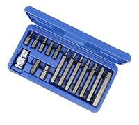 Dapetz ® 15Pc Metric 1/2" Drive Hex Allen Wrench Key Socket Bit Set, with Warranty Quick Release Shank Magnetic Professional Screwdriver Bit Set Enhanced Storage Case