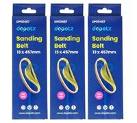 Dapetz 15Pcs Sanding Belts 457mm X 13mm 120 Grit For Belt Sander Sheets Sandpaper Aluminium Oxide Abrasive Belts For Grinding