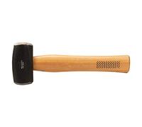 Dapetz ® 2.5Lb Hickory Lump Hammer (1.13Kg) Steel Head Demolition Building. Forged Steel Powder-Coated Head, Precision-Ground Striking Faces and Hickory Shaft