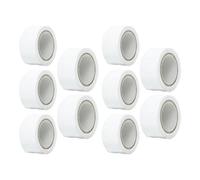 Dapetz 2 Inch 50mm Yellow Electrical Pvc Vinyl Electrical Insulation Tape Strong Adhesive Gaffer Waterproof Electric Tape 10 Pcs