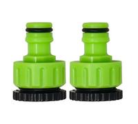 Dapetz 2 Pack Garden Hose Tap Connector 1/2" & 3/4" Bsp Threaded Faucet Quick Connector Set