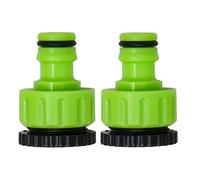 Dapetz ® 2 Pack Garden Hose Tap Connector, 1/2" & 3/4" BSP Threaded Faucets Kitchen Tap Connector Outdoor Garden Watering Fitting Quick Connector Set