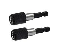 Dapetz 2 Pcs Magnetic Drill Bit Holder 1/4 Inch Hex Shank Screwdriver Drywall Quick Release 60mm Length
