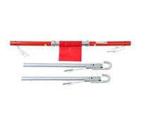 Dapetz ® 2 Tonne Recovery Tow Bar 3 Part for Towing Cars and Vehicles Towi Pole Pulls Steel Spring Damper Emergency Breakdown Stabilizer for Car Truck Van