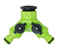 Dapetz 2 Way Garden Water Pipe Connectors Pipe Adapter Y Shape Water Diverter Adapter Switch Valve Water Tap Splitter
