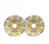 Dapetz ® 2 x115mm Diamond Cutting Discs For Angle Grinder Super Thin Fast, Clean Cut On Porcelain, Granite, Marble, Concrete, Tiles, Stones, Bricks & Ceramics- 4.5