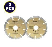 Dapetz 2 X Stone Cutting Disc 115mm 4.5" Diamond Blade For Angle Grinder Disc For Cutting Stone Brick Concrete Marble Granite