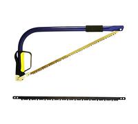 Dapetz ® 21” Tapered Bow Saw Wood Logscmes with Trees Branches Finger Guard + 1 Blade Soft-Grip Front and Rear Handles Enhance Safety, Clean and Fast Cuts and Comfort.