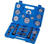 Dapetz ® 21 Pcs Universal Disc Brake Caliper Piston Reset Rewind Wind Back Tool Kit With Double Adaptor Set Wind Back Front and Rear Disc Brake Piston Compression Compressor Pad Replacement for Cars.