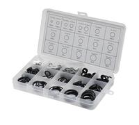 Dapetz @ 225PCS Multiple Sizes Black O-Rings Assortment Kit, Nitrile Rubber Metric O-Rings, for Tap Plumbing Washer Seal & Auto Quick Repair