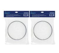 Dapetz 2Pcs 1425mm (56") Bandsaw Blades 10 Tpi 6.35mm Wide 0.35mm Thick Carbon Spring Steel For Cutting Metal Plastic Wood