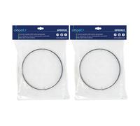 Dapetz 2Pcs 1425mm 56" Bandsaw Blades 14Tpi 6.35mm Wide 0.35mm Thick Made Cs80 Carbon Spring Steel For Cutting Metal Plastic Wood