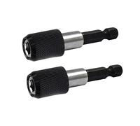 Dapetz ® 2Pcs Magnetic Drill Bit Holder Hex Shank Screwdriver Drywall Drill Bit Holder Quick Release 1/4-Inch Hex Shank Drill Bits 60mm Length or Drilling