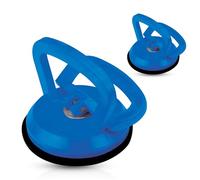 Dapetz® 2pcs Mini Suction Cup Dent Remover - 12kg Lift Power, Car Body Panel Puller, Handle Lifter for Glass, Tiles, Screens, Mirrors - Reusable, Durable Dent Repair Kit - Blue