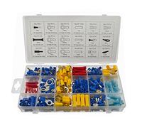 Dapetz ® 360 Pc Insulated Assorted Electrical Wire Spade Set Male/Female Insulated Terminals + Crimp Spade Wire Connector Kit Pack Spade Bullet Butt Fork Wire Connectors Terminals for Electrical Wiring