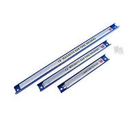 Dapetz ® 3pc Magnetic Bar Hand Tool Socket Rail Storage Rack Stainless Steel Holder Organiser In 8" 12" 18" Suitable for Metal Hand Tools Like Hammers, Wrenches, Screwdrivers Etc