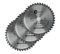 Dapetz ® 3 X Circular Saw Blades 235mm Dia 24 40 & 48 Teeth 30mm Bore TCT Saw Disc, Super Thin 1.2mm Blade Designed for Cutting Metals,Steel Including Stainless INOX Ideally Suited in Stainless Steel.