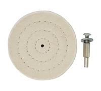 Dapetz 4" 100mm Polishing Wheel Stitched Cotton Buffing Wheel Pad Mop Bench Grinder Car Polishing For Metal Aluminum/steel
