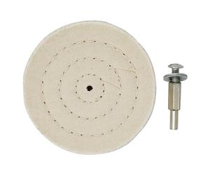 Dapetz ® 4" 100mm Polishing Wheel Stitched Cotton Buffing Wheel Pad Mop Bench Grinder Car Polishing For Metal Aluminum/steel/chrome/alloy Wood Plastic Glass Ceramic White