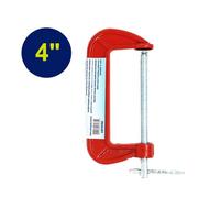 Dapetz 4 Inch G Clamp 100mm Heavy Duty Cast Iron Frame Professional Corrosion Resistant Clamp For Woodworking Carpentry Metal Sets