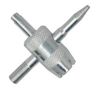 Dapetz 4 Way Tyre Valve Repair Pocket Key Tool Stem Core Remover For Motorcycle Bike