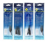 Dapetz 40Pcs Scroll Saw Pin End Coping Saw Blades Carbon Steel 130mm Long 10Tpi 14Tpi 21Tpi 24Tpi For Cutting Wood, Plastic