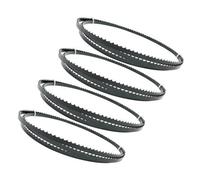 Dapetz 4Pcs Bandsaw Blades 1425mm 56 Inch 6.35mm Width 6 Tpi 1/4" For Cutting Wood, Metal, Plastic, Acrylic, Pvc, Carbon & Steel