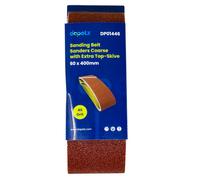 Dapetz 5 Pcs Sanding Belts 40 Grits Aluminum Oxide Abrasive Fabric Sanding Belts 60 X 400mm Accessories For Bosch Sanders Grinding