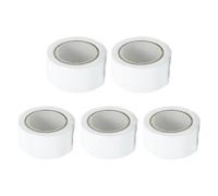 Dapetz 5 X White Pvc Electrical Insulation Tape, 50mm X 33M, Large 2" Wide Premium Roll Flame Retardent Consistent Stretch