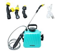 Dapetz 5L Battery Powered Garden Sprayer With 3 Spray Modes, 3 Nozzles, Battery Indicator & Adjustable Shoulder Strap