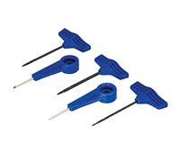 Dapetz ® 5pc Wood Twist Gimlet Bradawl and Awl Set Boring Screwing Tools Woodworking Complete Set Twist Gimlets Have T-Handles Ideal for Boring Holes in Wood