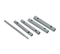 Dapetz ® 5Pcs Monobloc Tap Spanner Set with Tommy Bar, 8-13mm Metric Tap Spanner Set Tubular Box Spanner Wrench Plumber Back Nut Spanner