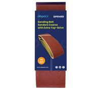 Dapetz ® 5Pcs Sanding Belts 80 Grits Aluminum Oxide Abrasive Fabric Sanding Belts 60 x 400mm Accessories for Belt Sanders Grinding,Sharpening and Derusting