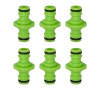 Dapetz 6 Pack 1/2" Double Male Garden Hose Connector Quick Joiner Coupler For Irrigation