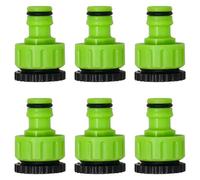 Dapetz 6 Pack Garden Hose Tap Connector 1/2" & 3/4" Bsp Threaded Faucet Quick Connector Set