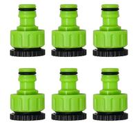 Dapetz ® 6 Pack Garden Hose Tap Connector, 1/2" & 3/4" BSP Threaded Faucets Kitchen Tap Connector Outdoor Garden Watering Fitting Quick Connector Set