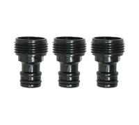 Dapetz 6X Tap Adaptor Male 3/4" Male Threaded Adaptor Abs Plastic Garden Water Tap Bsp Fitting Screw Type Accessory Connector