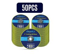 Dapetz 75mm Ultra Thin Metal Cutting Discs 75 X 1 X 9.5mm For Angle Grinder Stainless Steel & Ferrous Metal 50Pcs