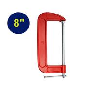 Dapetz 8 Inch G Clamp 200mm Heavy Duty Cast Iron Frame Professional Corrosion Resistant Clamp For Metalworking Woodworking