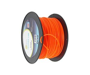 Dapetz ® 80m 3mm Orange Strimmer Line Universal Strimmer Wire Nylon String Trimmer Cord Heavy Duty Grass Strimmer Cable for Park Garden Weeds Flower Beds Field Lawn (3.0mm x 80m)