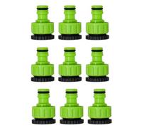 Dapetz 9 Pack Garden Hose Tap Connector 1/2" & 3/4" Bsp Threaded Faucet Quick Connector Set